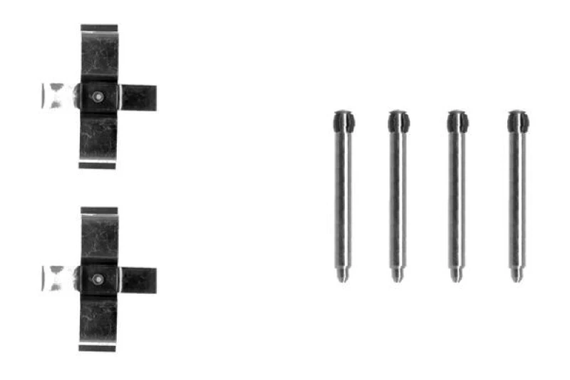 Image of Brake pad fitting kit Bosch 1 987 474 180