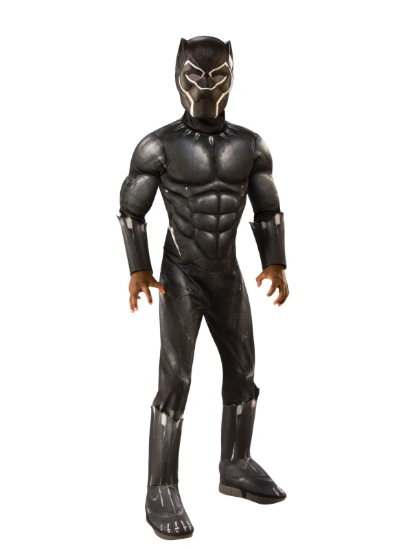 Image of Rubies Deluxe Black Panther Costume From Marvel Endgame Multi unisex