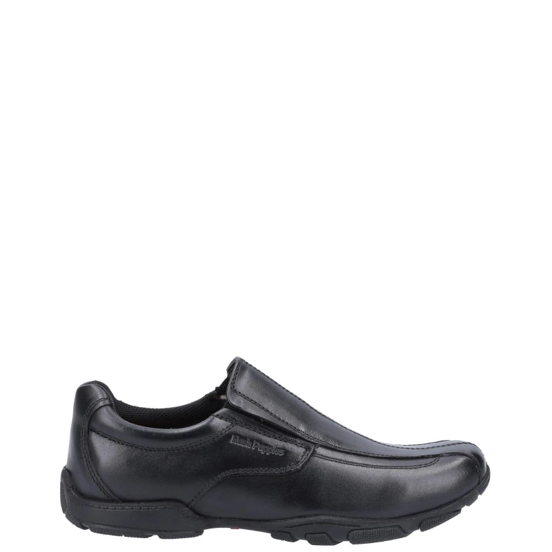 Image of Hush Puppies 'Elijah Senior' Boys BTS Black male
