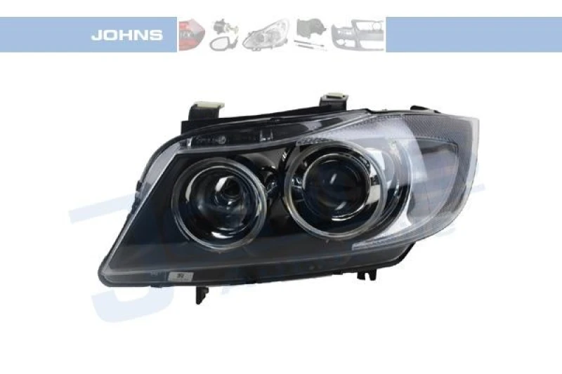 Image of JOHNS 20 09 09-1 Headlights H7, Left, with motor for headlamp levelling Headlight (259)