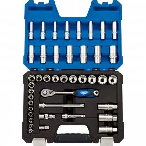 Image of Draper Expert 42 Piece 3/8" Drive Hex Socket Set Metric 3/8"