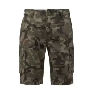 image of Kariban Adults Unisex Multi-Pocket Shorts (34in) (Camouflage)