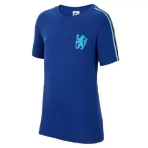 image of Nike Chelsea Repeat T-Shirt Juniors - Blue