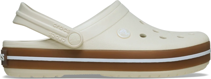Image of Crocs Unisex Crocband Gum Clogs Summit White W4/M3