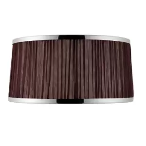 Image of Suffolk Chocolate And Nickel Thirteen Inch Shade, E14