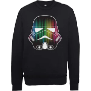 Image of Star Wars Vertical Lights Stormtrooper Sweatshirt - Black