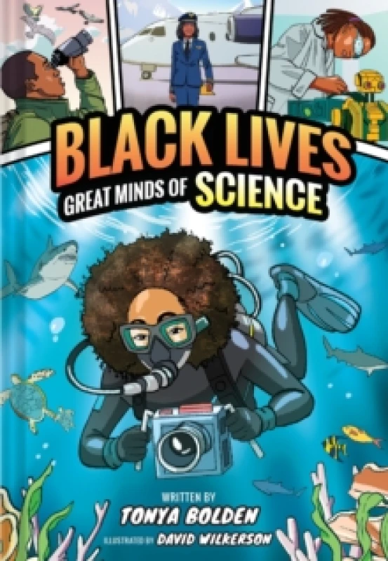 Image of Great Minds of Science (Black Lives #1) : A Nonfiction Graphic Novel Hardback