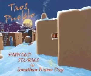 Image of taos pueblo painted stories