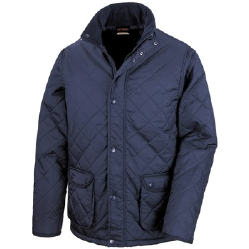 Image of Result Result Men Urban Cheltenham Water Repellent Jacket in Navy Size: X-Small Navy XS Male 5055747556988