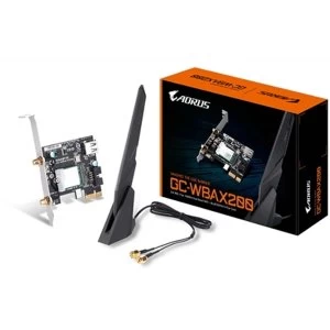 image of Gigabyte GC-WBAX200 Intel WiFi 6 AX200 2400Mbps Bluetooth 5.0 Wireless PCI-Express Card