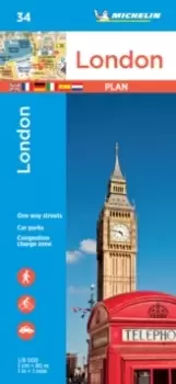Image of London - Michelin City Plan 34 : City Plans