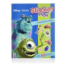 Disney Pixar Sticker Play Activity Book Assorted