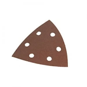 Image of Faithfull FAIADSS120 Hook & Loop Delta Sanding Sheets P120 Fine Brown Pack of 25