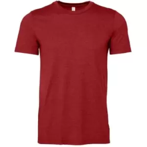 Image of Bella + Canvas Adults Unisex Heather CVC T-Shirt (L) (Canvas Red Heather)