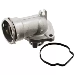 Image of 104757 Thermostat with housing and gasket by Febi Bilstein