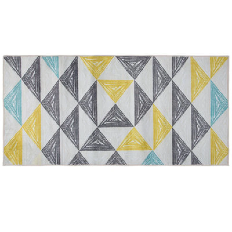 Image of Beliani Rug Kalen Grey 80 X 150 Cm