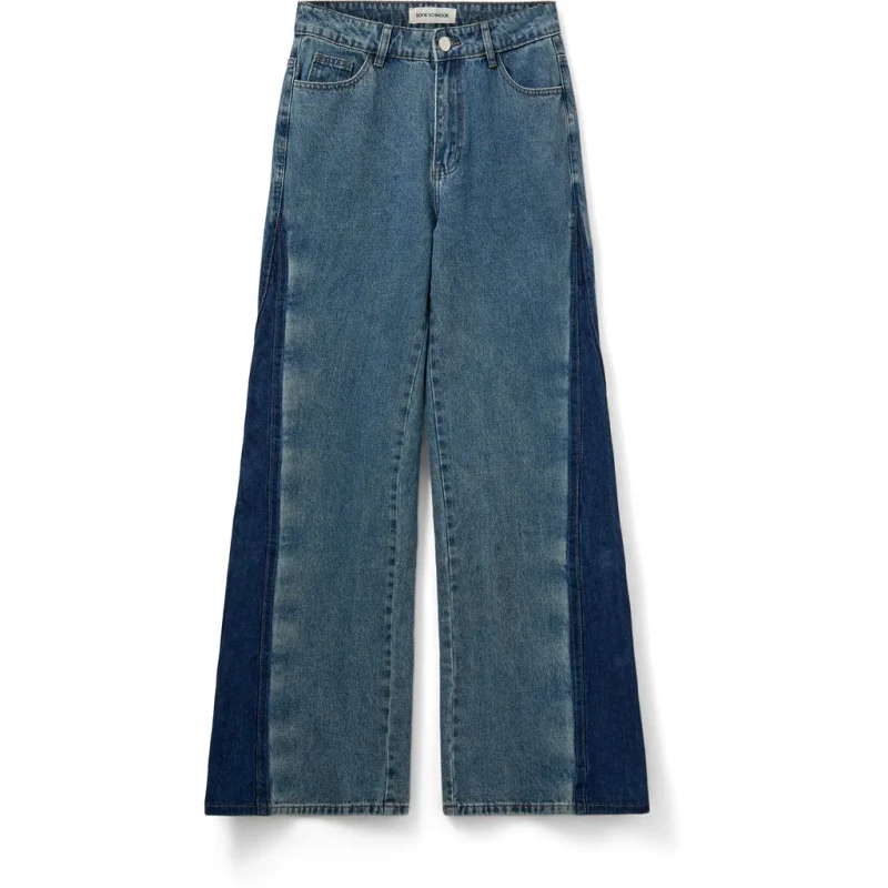 Image of Sofie Schnoor Womens wide leg jeans Sofie Schnoor Memphissw Bleu Female 34