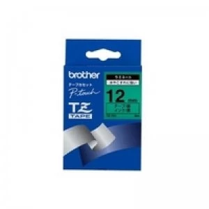 Image of Brother TZe 731 Laminated tape- Black on Green