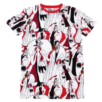 image of Cakeworthy Cruella AOP T-Shirt - 2XL