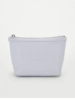 Image of Ted Baker Neevie Trapeze Makeup Bag - Light Grey, Light Grey, Women