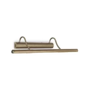 Image of Mirror 4 Light Picture Wall Light Antique Brass, G9