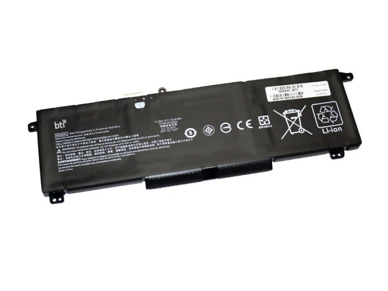 Image of BTI BTI 71Wh 6 cell HSTNN-DB9U compatible battery for HP - COMPAQ OMEN 15Z-EN100 OMEN 15Z-EN000 OMEN 15T-EK100 OMEN 15T-EK000 OMEN 15-EN1N1XXX SD06XL-