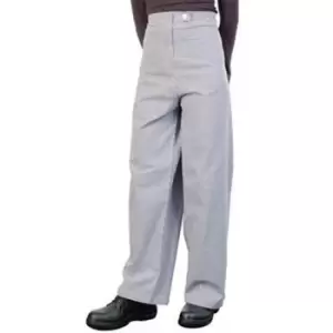 image of BonChef Classic Ladies Chef Trousers 24" (Royal/White) - Royal/White