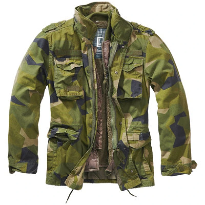 Image of Brandit M-65 Giant Jacket Swedish M90 Camo Size Xxxx Large
