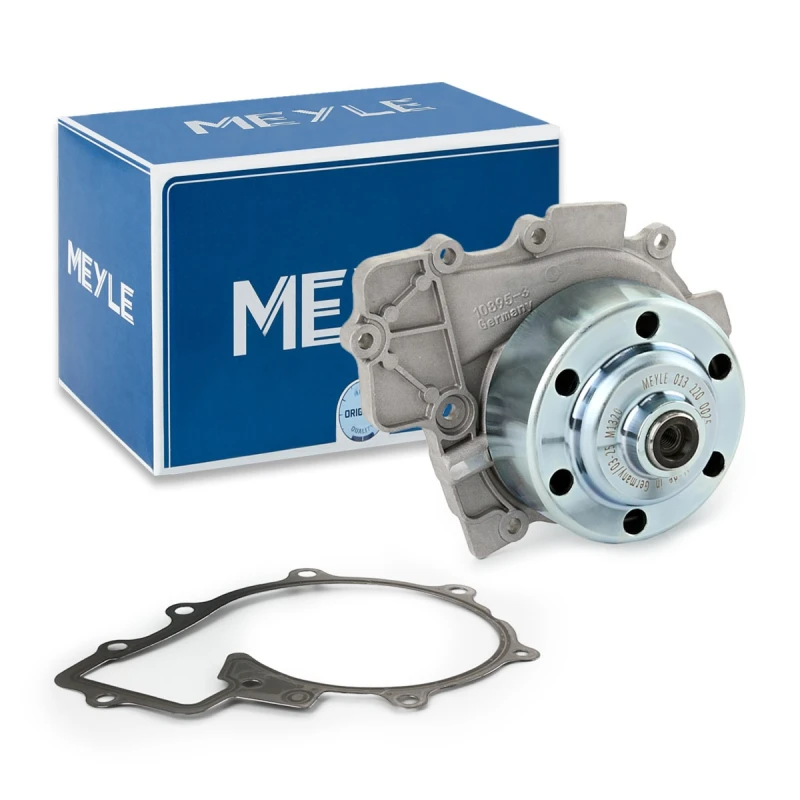 Image of MEYLE 013 220 0025 Water pump Original Quality, for V-ribbed belt use, without integrated disabling contact, without integrated regulator Water Pump