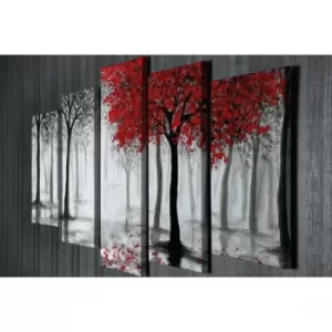 Image of BC033 Multicolor Decorative Canvas Painting (5 Pieces)