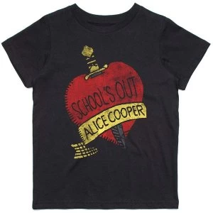 Image of Alice Cooper - Schools Out Kids 11 - 12 Years T-Shirt - Black