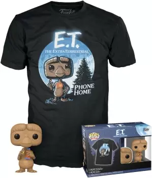 image of E.T. - the Extra-Terrestrial E.T. Phone Home T-Shirt plus Funko - Pop! & Tee Funko Pop! multicolor