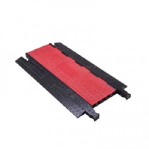 Image of D-Line Extra Heavy Duty 5 Channel Drive Over Cable Cover L910mm x W505mm x H4