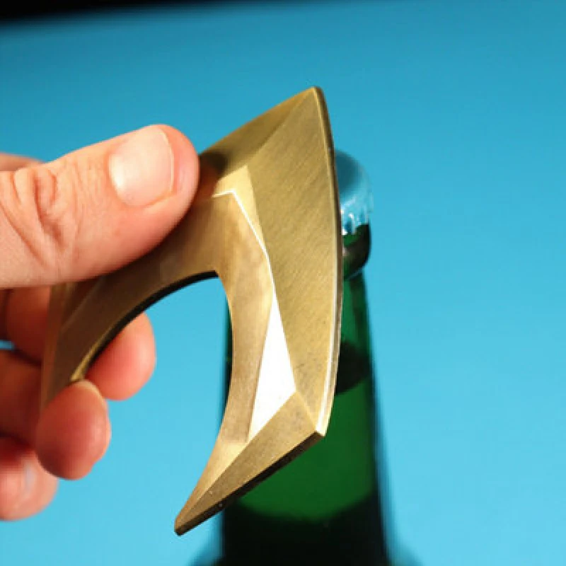 Image of Aquaman Insignia Bottle Opener Metallic Gold unisex