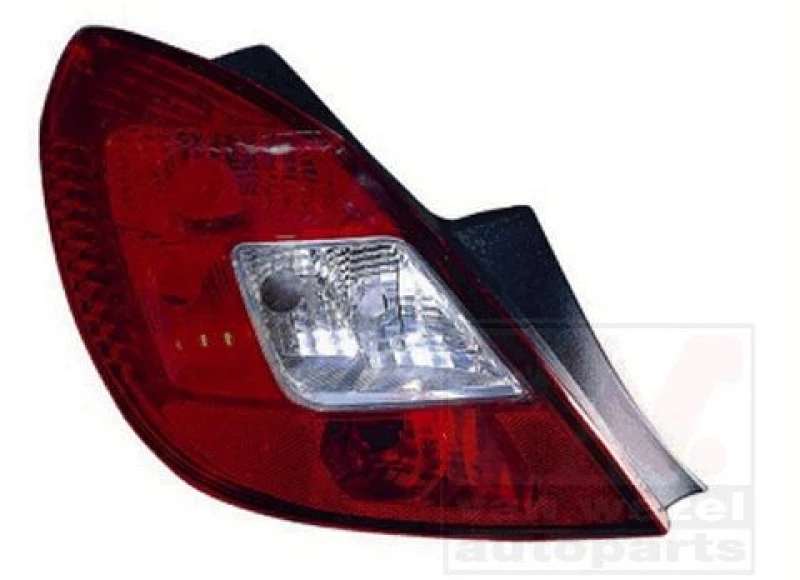 Image of VAN WEZEL 3750937 Rear light without bulb holder, Left Combination Rearlight (391)