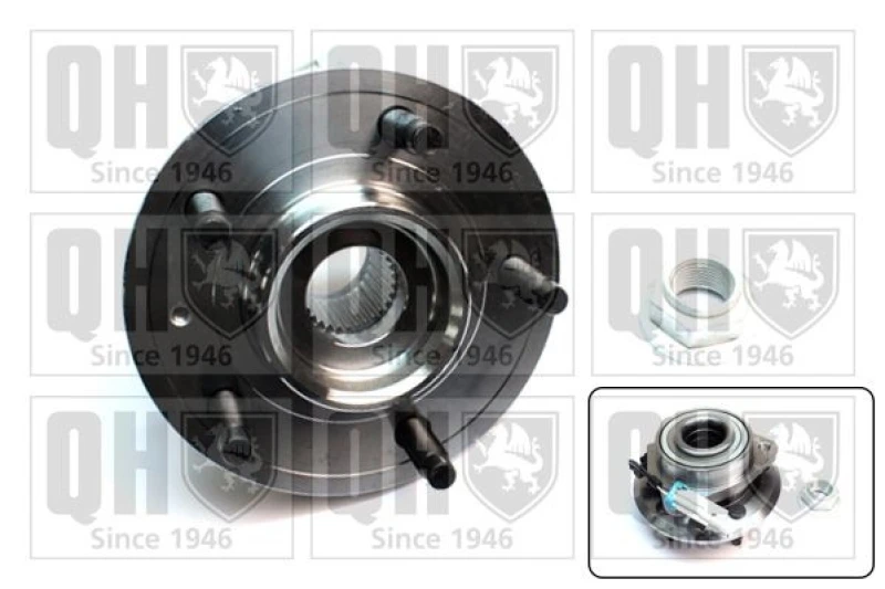 Image of QUINTON HAZELL Wheel bearing kit QUINTON HAZELL QWB1468