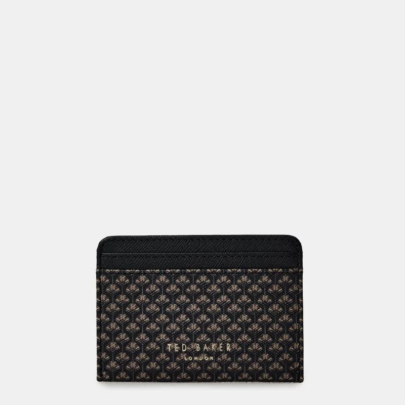 Image of Ted Baker Mens Print Card Holders Black male One Size