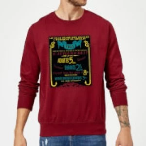 Image of Fantastic Beasts Les Plus Grand Des Cirques Sweatshirt - Burgundy - L