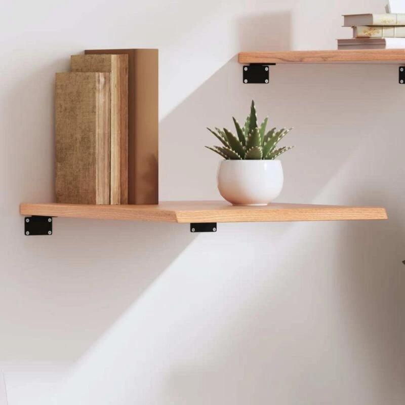 Image of VIDAXL Vidaxl - Wall Shelf Light Brown 40x60x2cm Treated Solid Wood Oak 8720845813567