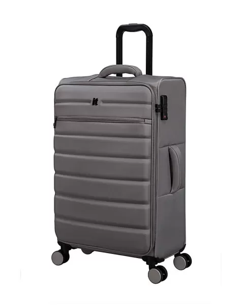 Image of IT Luggage Grey Skin Medium Suitcase