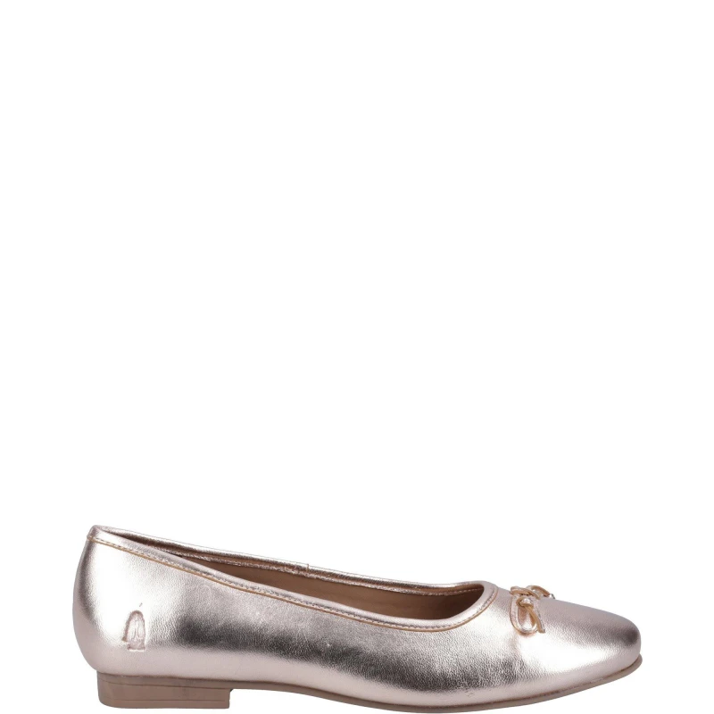 Image of Hush Puppies Naomi Ballet - Gold Gold 3