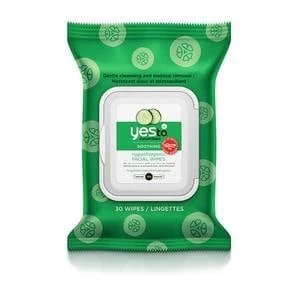 Image of Yes To Cucumbers Hypoallergenic Facial Wipes