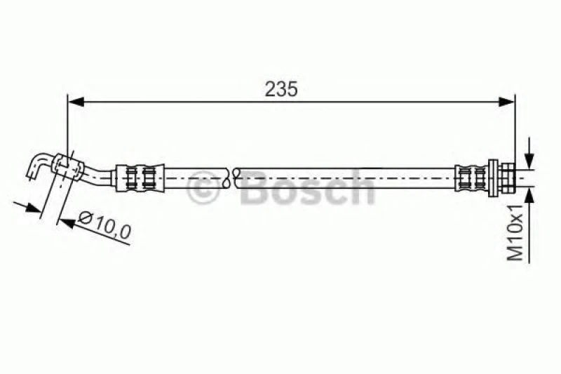 Image of Brake hose Bosch 1 987 481 177