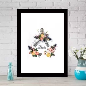 Image of SC382796152 Multicolor Decorative Framed MDF Painting