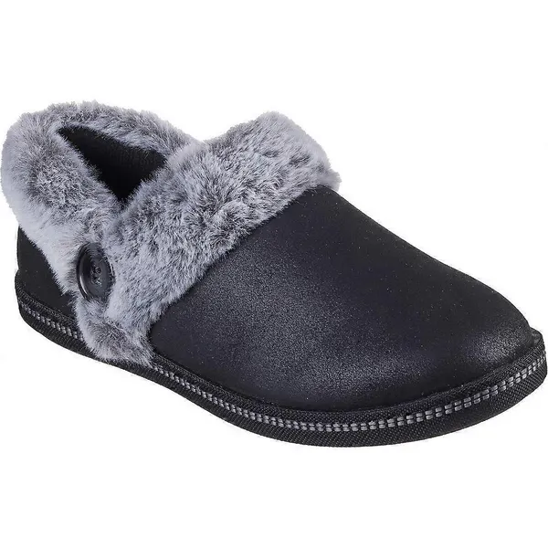 image of Skechers Womens Cozy Campfire French Toast 2 Slippers UK Size 5 (EU 38) Black SKE2336-BLK-5