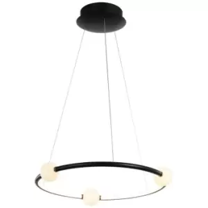 image of Netlighting Modern LED Hanging Pendant Black, Pink, Warm White 3000K 2100lm Dimm