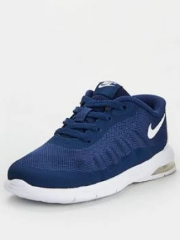 Image of Nike Air Max Invigor Print Infant Trainer, Navy/White, Size 5.5