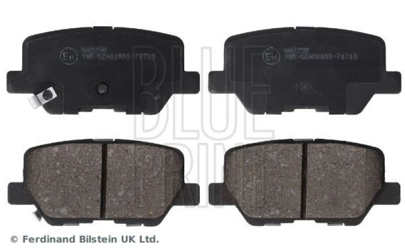 Image of Blue PRINT Brake pad set Blue PRINT ADBP420163