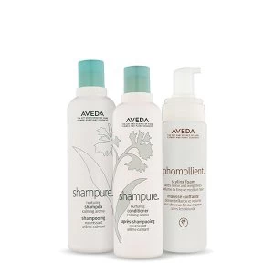 Image of Aveda nourish & style with shampure & phomollient