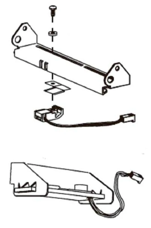 Image of Zebra 170 Kit Media Sensor Assembly (Upper and Lower)